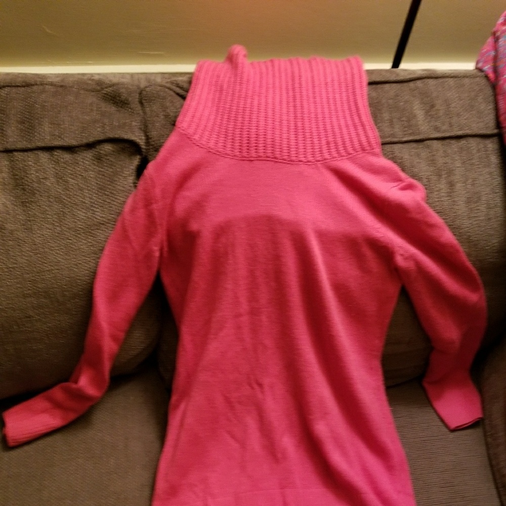 Hot pink sweater